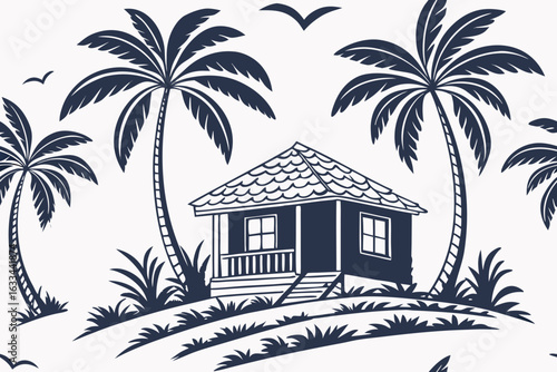 house on the beach