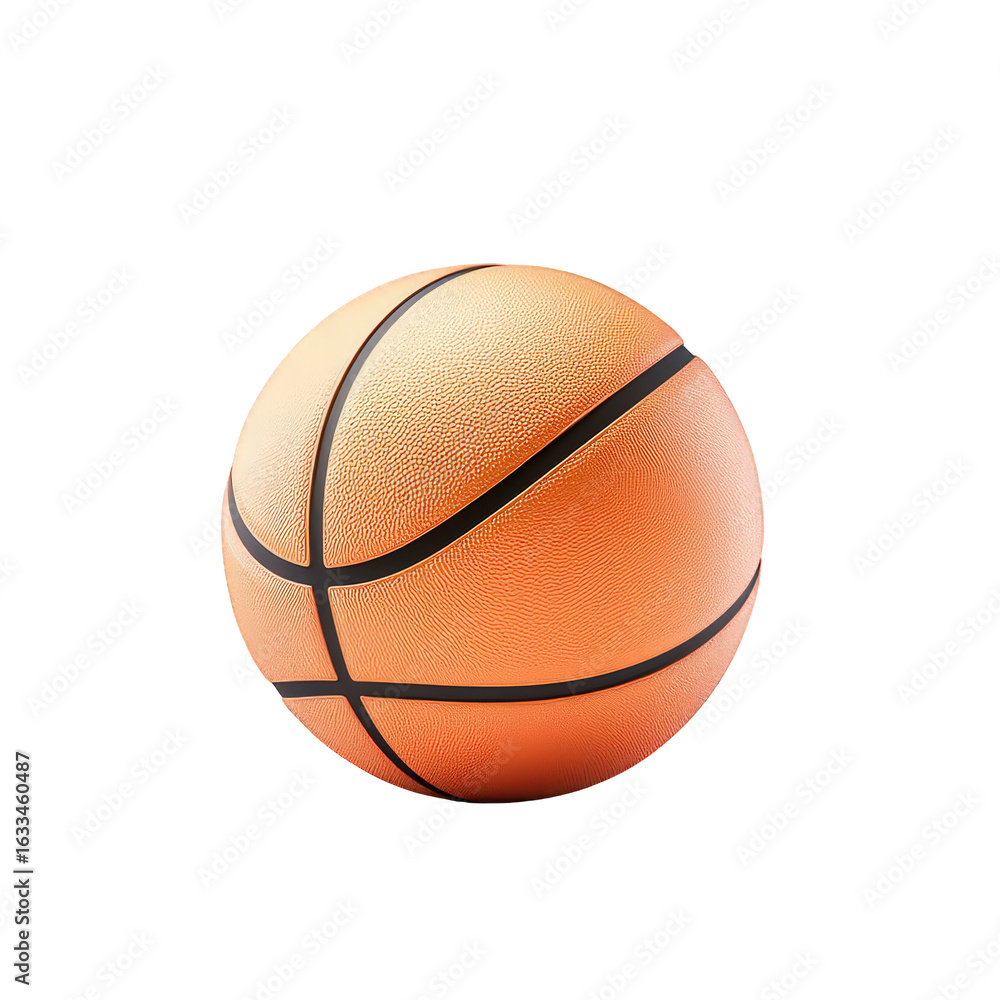Fototapeta premium A basketball on transparent background PNG