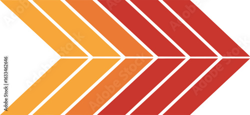 Abstract Geometric Arrow Background in Warm Tones Illustrating Progress and Direction for Creative Projects