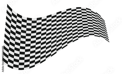 Racing flag. Race flag vector icon. Finishing flag. Vector design illustration.
