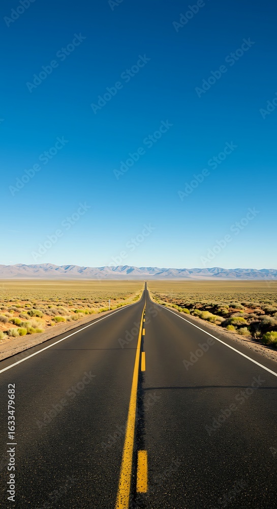 custom made wallpaper toronto digital水平線へ続く、一本道