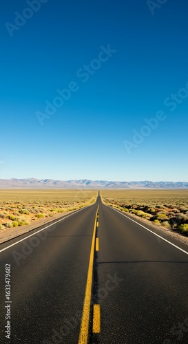 Wallpaper Mural 水平線へ続く、一本道 Torontodigital.ca