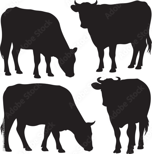 Cow Silhouette Vector | Farm Animal Clipart

Dairy Cow Silhouette | Rustic Farm Design

Standing Cow Silhouette | Livestock Animal Art

Black Cow Silhouette | Cattle Vector Illustration

Cow Outline S