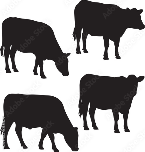 Cow Silhouette Vector | Farm Animal Clipart

Dairy Cow Silhouette | Rustic Farm Design

Standing Cow Silhouette | Livestock Animal Art

Black Cow Silhouette | Cattle Vector Illustration

Cow Outline S