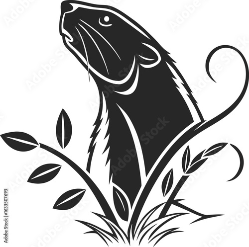 black and white tattoo
