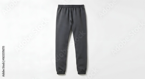 Gray Sweatpants on White Background - Apparel Product Mockup