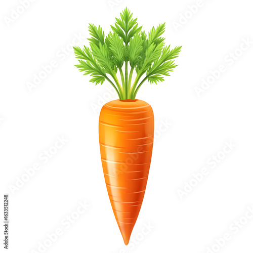 carrot vegetable organic icon isolated