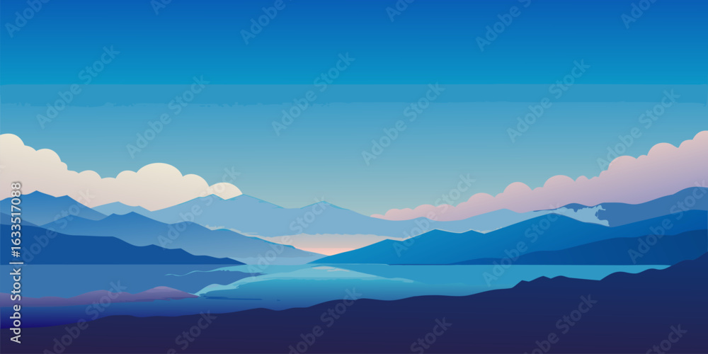 Fototapeta premium Serene pale blue sky with soft wispy clouds creating a calming gradient effect ideal for banners and advertisements