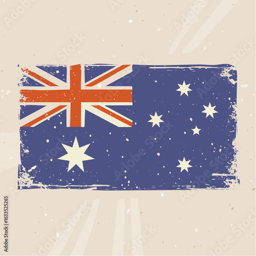 Distressed Aussie Flag
