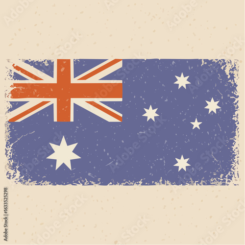 Vintage Australian Flag
