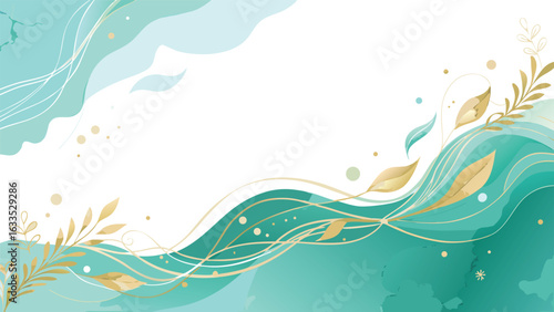 A woman engages with a laptop and a smartphone simultaneously, focused on her tasks..eps