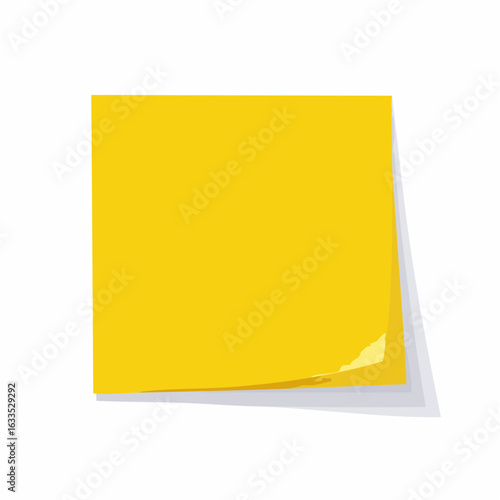 Sticky note concept image featuring a single pinned note, ideal for task management, note-taking apps, classroom planning, and project boards
