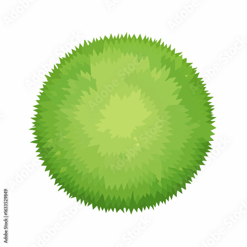 Festive green fuzzy ball motif for seasonal decor, gift packaging, party favors, and child-friendly learning visuals with a fresh, lively vibe
