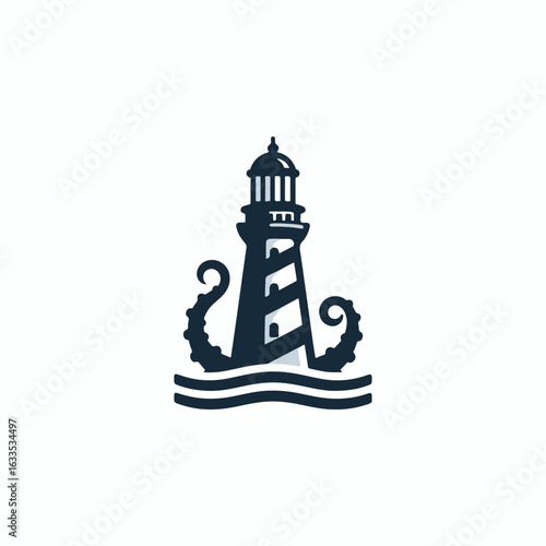 Lighthouse Kraken Logo