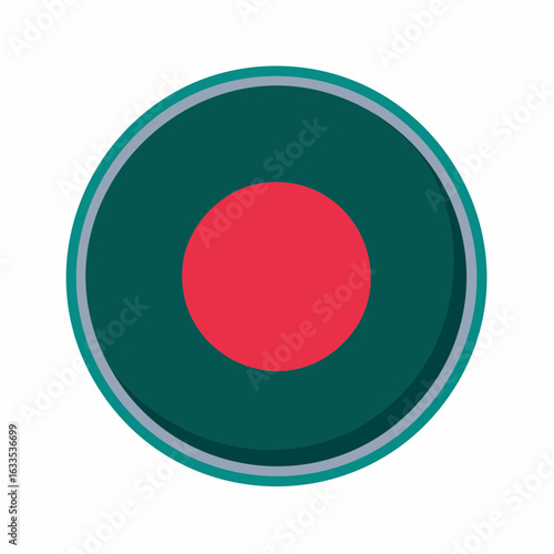 Free Download stylized flag of Bangladesh waving in a fluid motion against a white background, ideal for national celebrations, cultural promotions, and international events collateral
 - GFXLoad