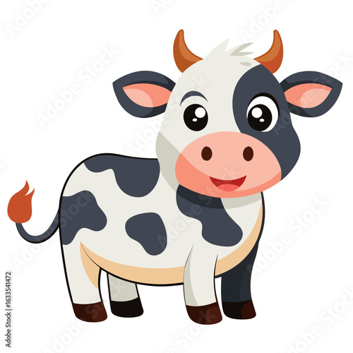 funny cow cartoon