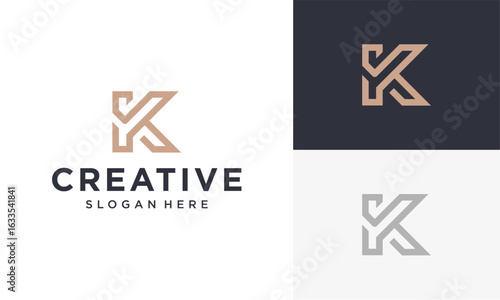 initial k vector logo	