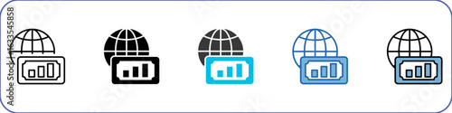 Economy Icon Pack Multistyle Illustration
