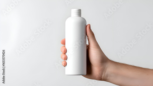 hand holding a spray bottle 009