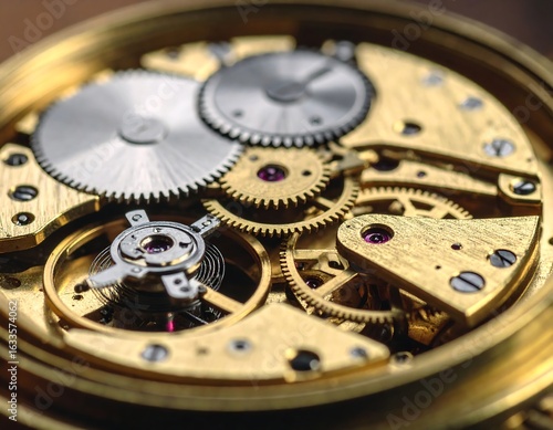 Wallpaper Mural Detailed Close-up of Watch Mechanism Torontodigital.ca