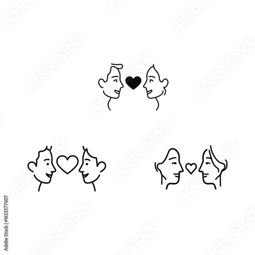 Lovebirds with Heart-shaped Wings for Romantic and Nature-inspired Gift Ideas