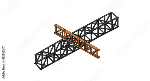 Intersecting trusses