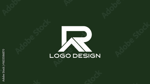 Bold RA Monogram Logo Design Featuring Strong Lines and Clean Letter Structure – Professional Branding for Technology, Construction, or Business Startups

