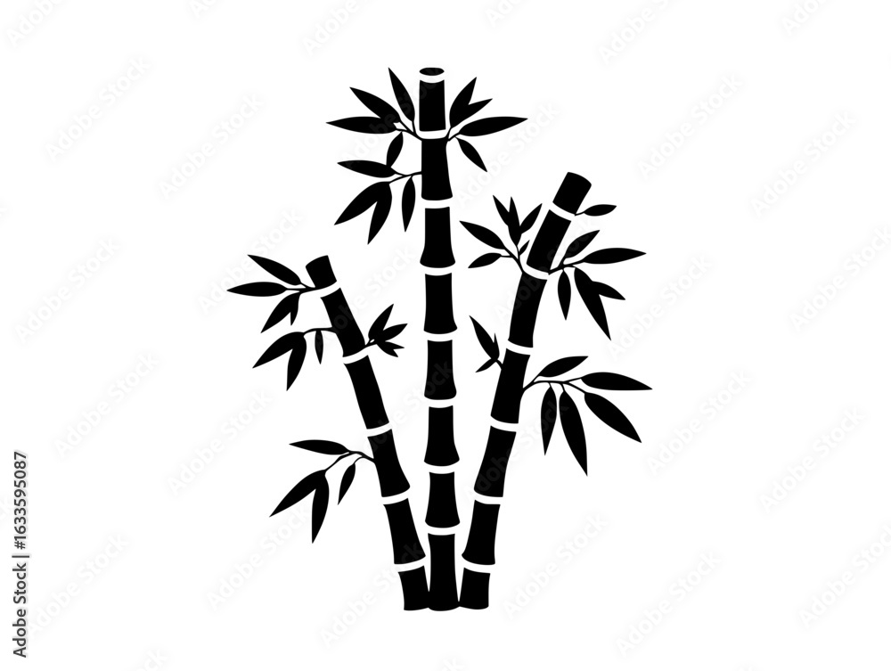 Naklejka premium bamboo vector illustration