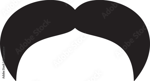  Bushy Mid-Part Mustache Icon