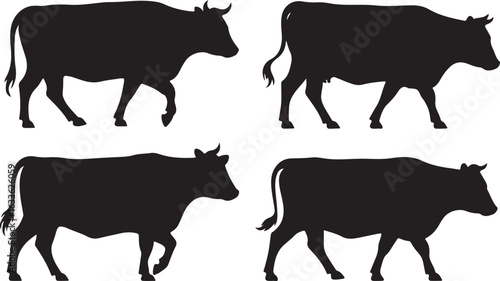 Cow Silhouette Vector | Farm Animal Clipart

Dairy Cow Silhouette | Rustic Farm Design

Standing Cow Silhouette | Livestock Animal Art

Black Cow Silhouette | Cattle Vector Illustration

Cow Outline S