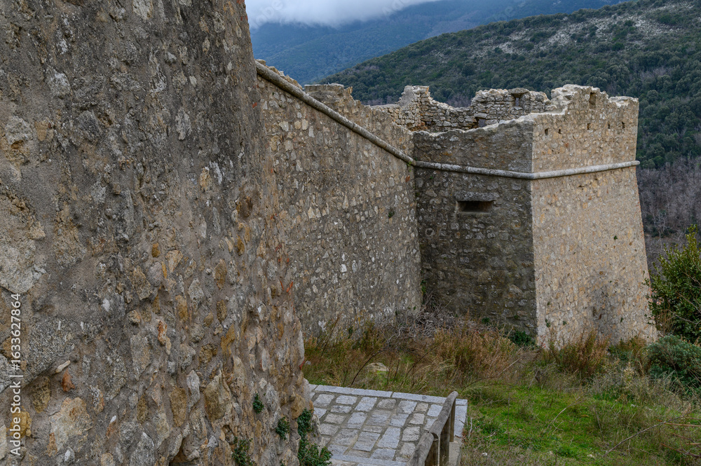 Fortezza Pisana Fortress in Marciana, Elba Island, Tuscany, Italy Fortezza Pisana Fortress in Marciana, Elba Island, Tuscany, Italy