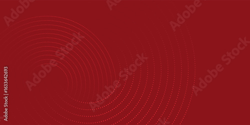 Collection of red concentric circles. Collection of radial sound wave or sonar rings. Pack of radar icon symbols, targets, dashed lines, halftones.vector illustration.modern.