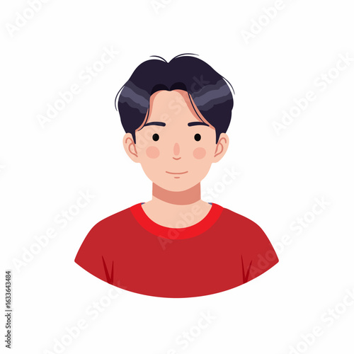 Portrait of a young smiling man, looking friendly and approachable, a male avatar concept.