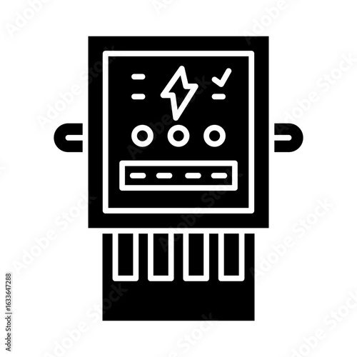Watt meter icon