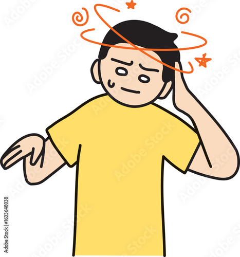 illustration, vector, cartoon, vertigo, hospital 