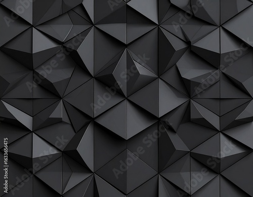 Generated image Dark Abstract Polygonal Geometric Texture
