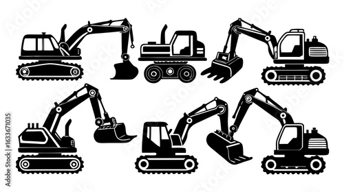 Wallpaper Mural excavator and shovel Torontodigital.ca
