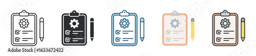 Project Icon Set Multiple Style Collection