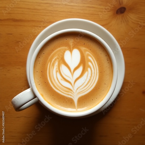 cup of coffee on a white background