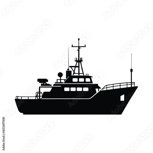  Research Vessel on the water