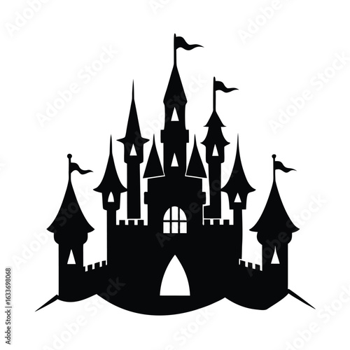 castle, fairy, tale, fantasy, medieval, fortress, storybook, tower, magic, kingdom,