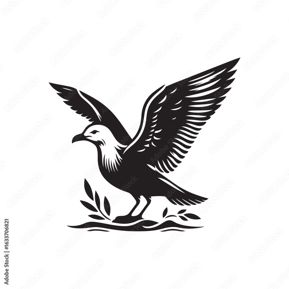 Obraz premium Seagull Vector (1).eps