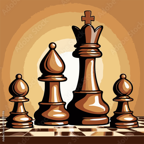 chess vector illustration