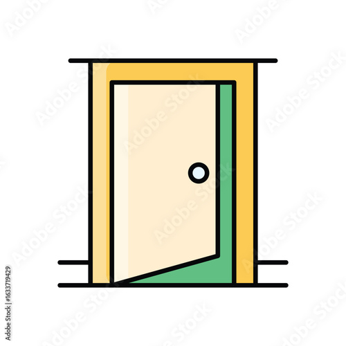 Door Icon vector
