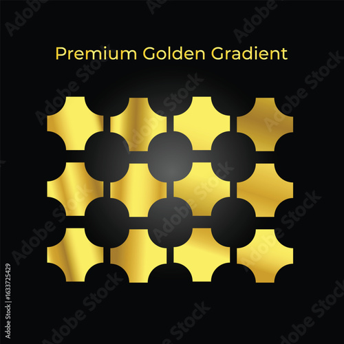 Golden gradient set. you can use this color any kind of designs.

