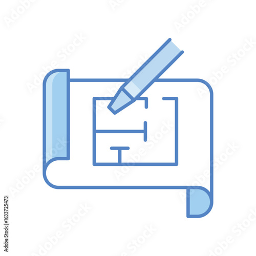 Floor Plan Icon vector