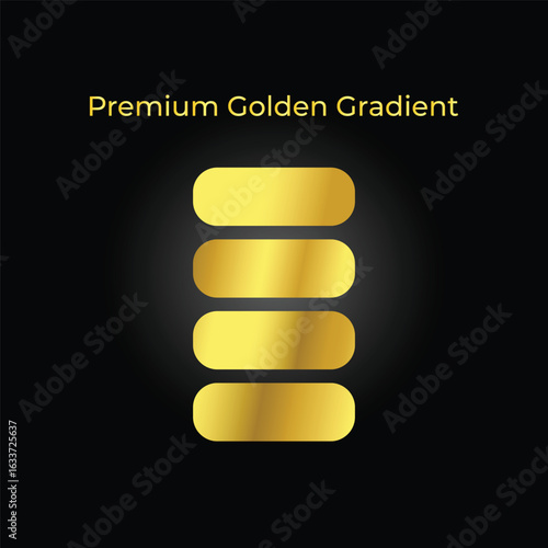 Golden gradient set. you can use this color any kind of designs.
