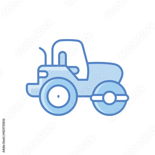 Asphalt Roller Icon vector
