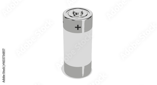 Metallic AA Battery: Cylindrical Power Source for Electronics