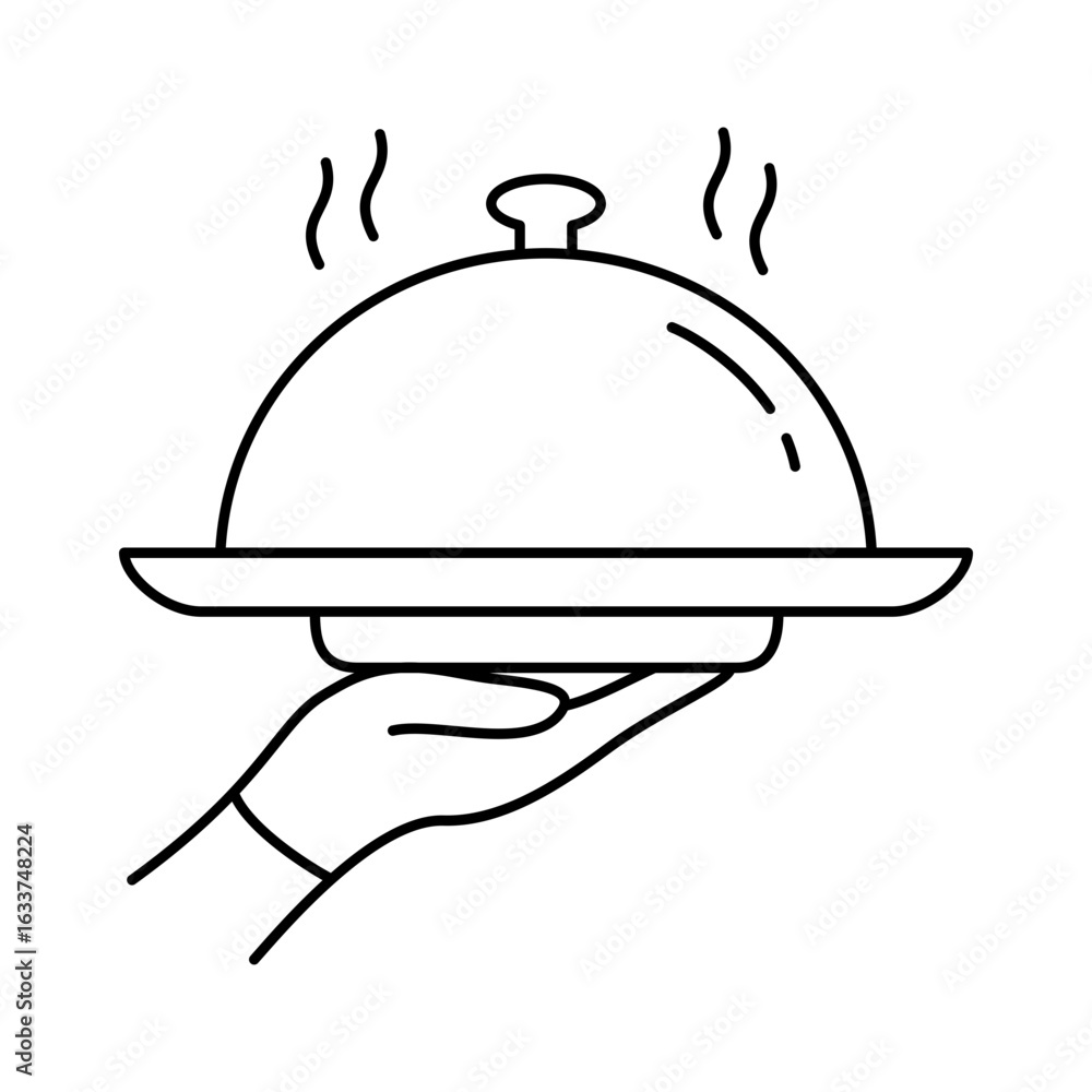 Fototapeta premium Cuisine Icon Vector